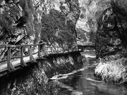 Soteska Blejski Vintgar leta 1934 - F 1934 6 2 008