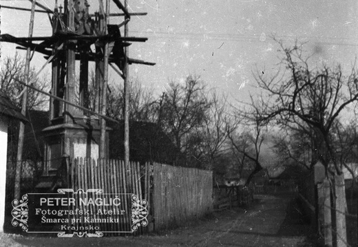 Gradnja Nagličeve spominske kapelice v letu 1917 - Naglic_RA_617