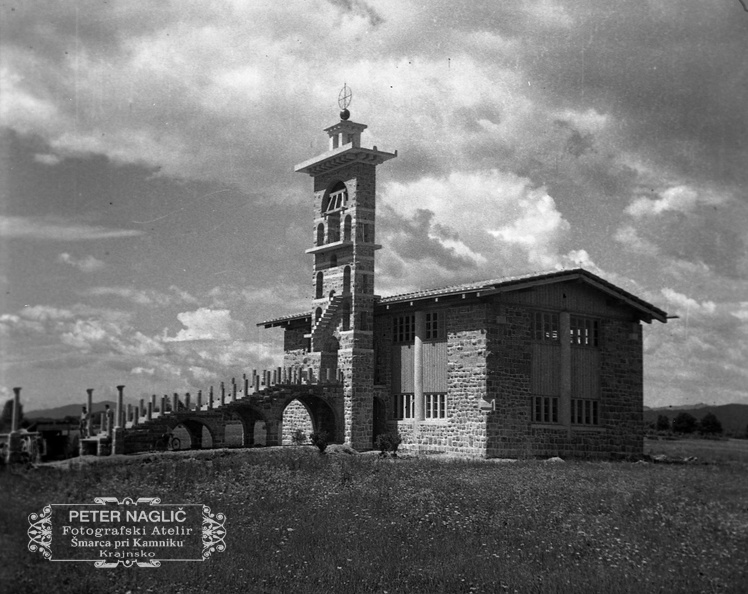 F_1938_1_31_016 - Veličina Plečnika - Sveti Mihael na Barju, stopnišče s štirimi stebri, 1938 .jpg