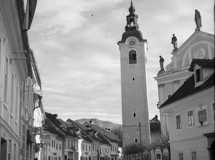 Šutna, glavna kamniška ulica leta 1940 - F_1940_1_23_010