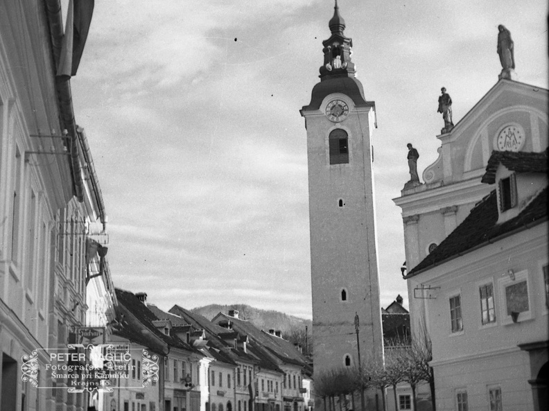 Šutna, glavna kamniška ulica leta 1940 - F_1940_1_23_010
