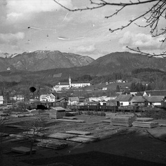 Pogled na Mekinjski samostan leta 1933 - F 1933 1 4 007 