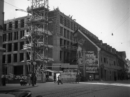 Gradnja palače Banka Slavija leta 1938 - F 1938 1 27 007