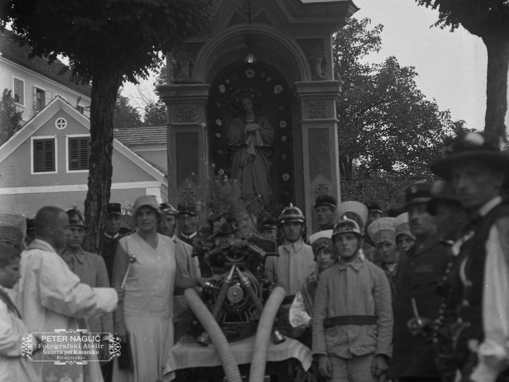  Blagoslov motorne brizgalne na Homcu leta 1930 - naglic329