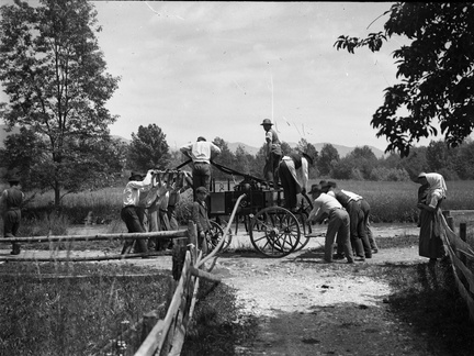 Požar pri Bidru v Šmarci leta 1912 - naglic483 