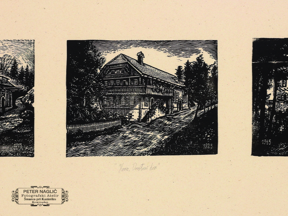 Miha Erič - Homec, Prosvetni dom, 1915,1925,1945 - 2022