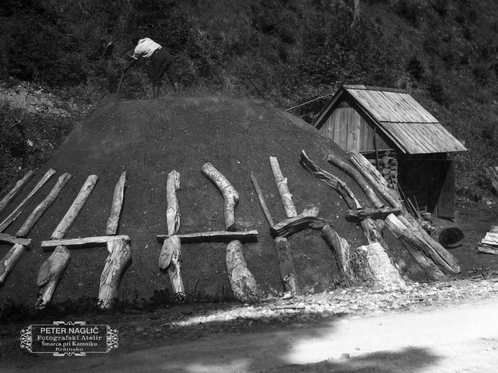 Izdelovanje oglja leta 1931 - F 1931 1 2 005
