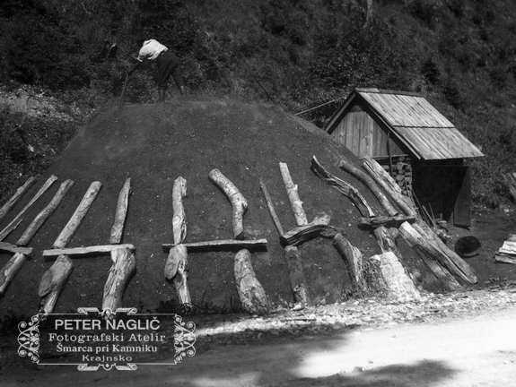 Izdelovanje oglja leta 1931 - F 1931 1 2 005