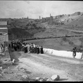 Povorka romarjev pred jeruzalemskim obzidjem - Jeruzalem036a