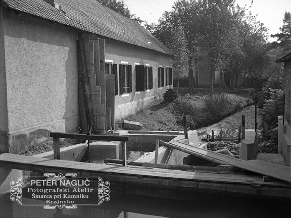 Gradbena dela ob nekdanji Jermanovi fužini leta 1938 - F 1938 2 37 013