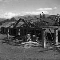 Pokrivanje strehe za sušilnico lesa leta 1936 - F 1936 3 6 014