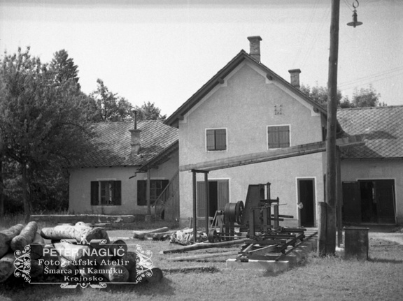 Razrez hlodovine z bočnim jarmenikom leta 1937 - F 1937 2 21 012
