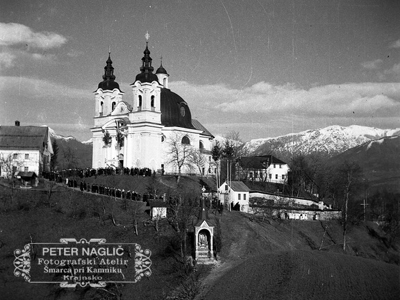 Cerkev sv. Ane v Tunjicah leta 1939 - F 1939 1 38 014