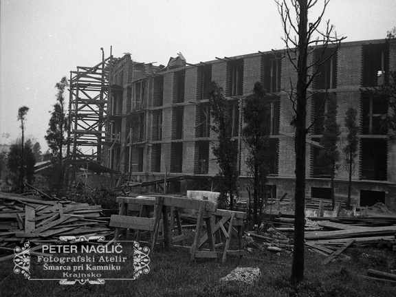 Gradnja Baragovega semenišča leta 1939 - F 1939 1 34 005