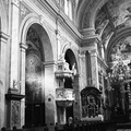 Notranjost frančiškanske cerkve v Ljubljani leta 1937 - F 1937 1 6 002