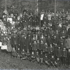 Velika skupina Galicijskih beguncev na Homcu leta 1914 - 58  826