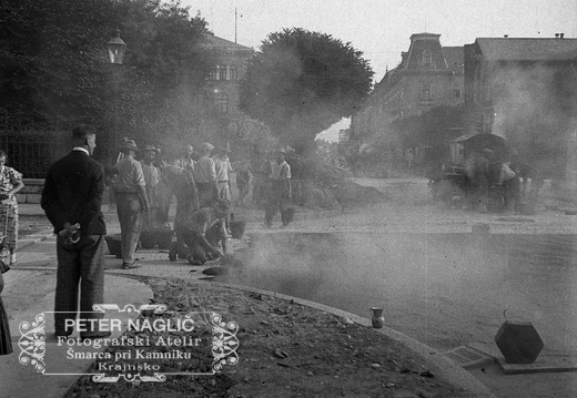 Asfaltiranje ljubljanskih ulic leta 1934 - F 1934 4 1 003