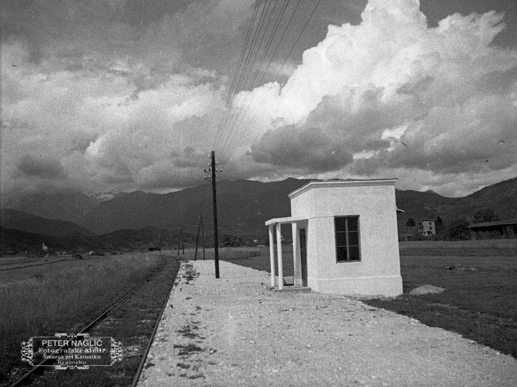 Železniška postaja v Šmarci leta 1933 - F 1933 2 7 013