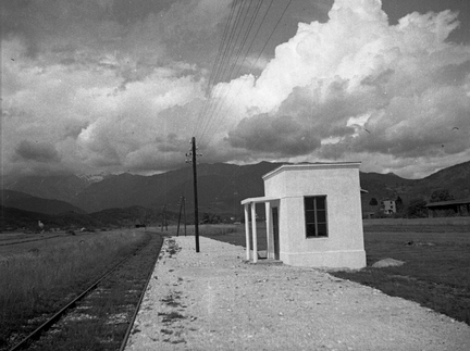Železniška postaja v Šmarci leta 1933 - F 1933 2 7 013