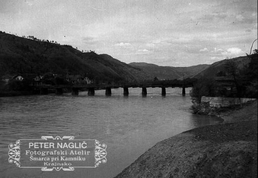 Litija, most čez reko Savo, 1933 - F 1933 2 10 004