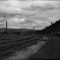 Litija, industrija; levo predilnica, desno Šmelc; pogled od "direktorjeve vile" - F 1933 2 10 010