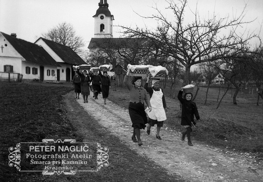 Od blagoslova jedi na Veliko soboto, Šmarca leta 1940 - F 1940 1 4 001