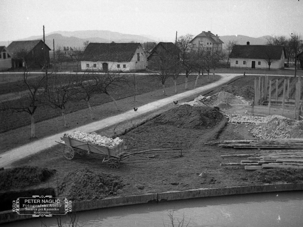 Gradnja hiše, Šmarca leta 1940 - F 1940 1 5 011