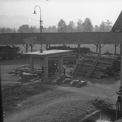 Bočni jarmenik za razrez hlodovine v Nagličevi tovarni leta 1940 - F 1940 1 8 002