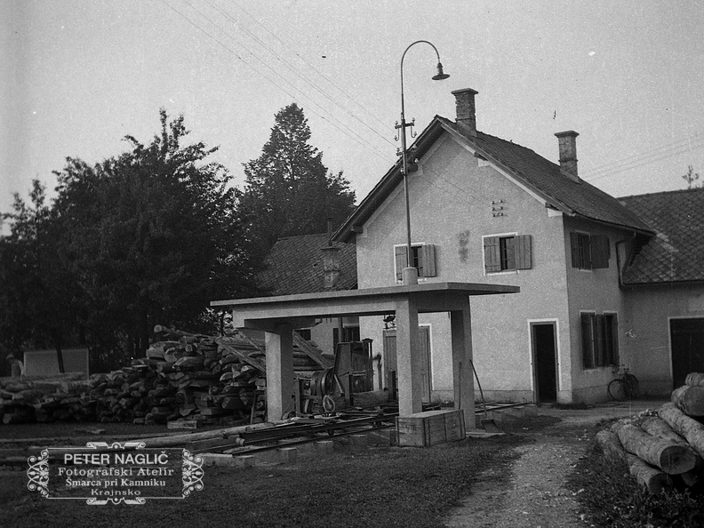 Bočni jarmenik za razrez hlodovine v Nagličevi tovarni leta 1940 - F 1940 1 8 003
