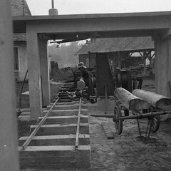 Bočni jarmenik za razrez hlodovine v Nagličevi tovarni leta 1940 - F 1940 1 8 004