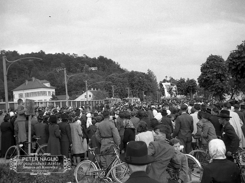 Rakovnik, procesija Marije pomočnice kristjanov leta 1940 - F 1940 1 8 008