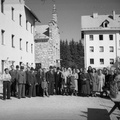 Homški romarji ob obisku Antona Mrkuna v Ponikvah pri Dobrem polju leta 1940 - F 1940 1 9 012