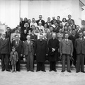 Obisk Homških romarjev pri župniku Antonu Mrkunu v Videm - Dobro polje - F 1940 1 10 012