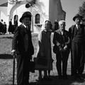Mirovna pobožnost na Kureščku leta 1940, romarji Dežman, Marija Naglič, Andrej Kranc, Franc Peterlin - F 1940 1 12 014
