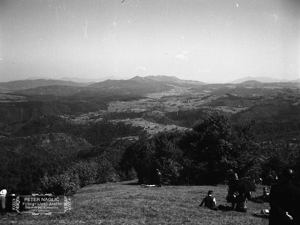 Pogled s Kureščka proti jugu leta 1940 - F 1940 1 12 015