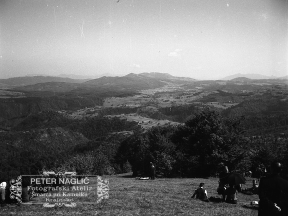 Pogled s Kureščka proti jugu leta 1940 - F 1940 1 12 015