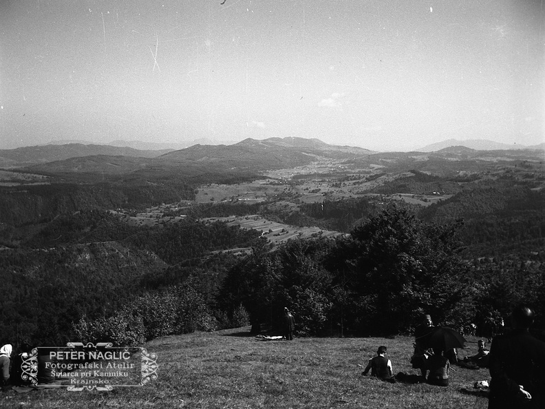 Pogled s Kureščka proti jugu leta 1940 - F 1940 1 12 015