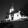 Cerkev Marije Kraljice Miru na Kureščku leta 1940 - F 1940 1 12 017
