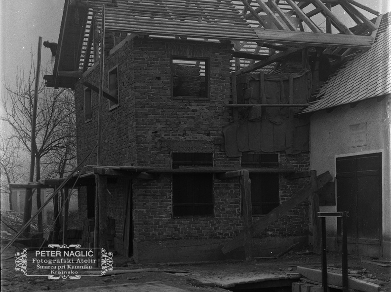 Pokrivanje turbinske hiše, 1926 - Naglic061
