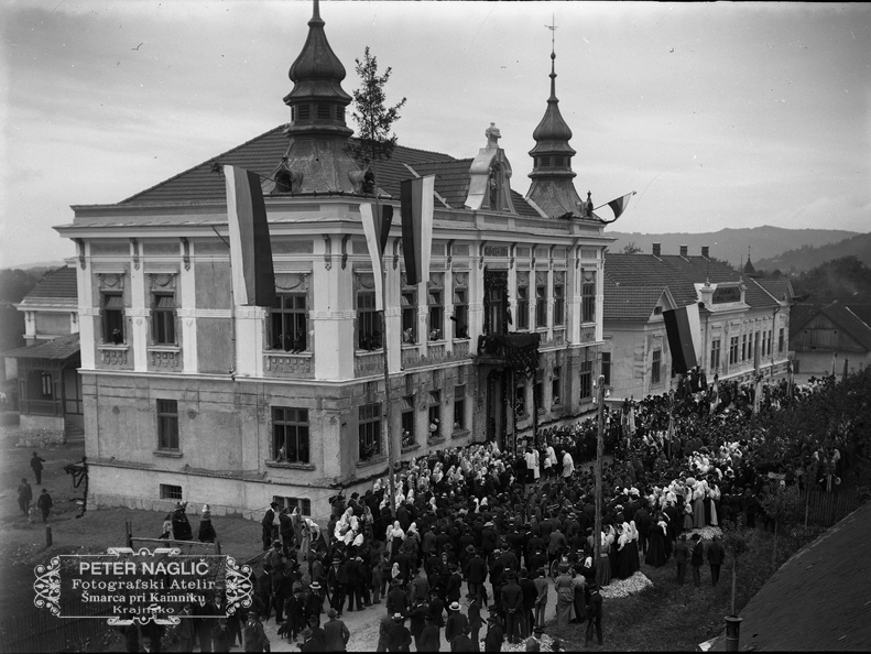 Domžale, blagoslov prosvetnega doma 28. avgusta 1910 - Naglic 1287