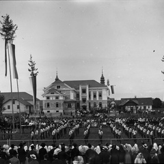 Domžale, blagoslov prosvetnega doma 28. avgusta 1910, proste vaje - Naglic sn2