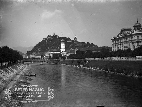 Gradec, pogled na grad in Muro - Naglic 1434