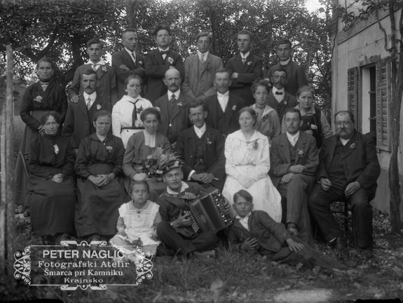 Poroka Marija Bonač in Peter Naglič 26. maja 1920 - Naglic 1140