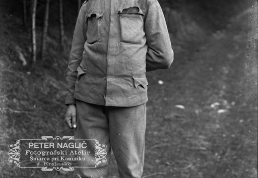 Peter Naglič kot vojak  v začetku leta 1915 - Naglic1107