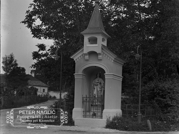 Kapelica sv. Barbare priSmodnišnici v Kamniku 1913 - naglic958