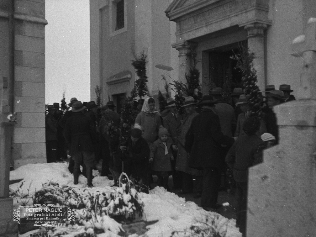 Bogoslužje na Cvetno nedeljo na Homcu leta 1932 - F 1932 4 3 014