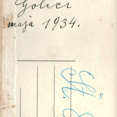 Izlet na Golico leta 1934 - F 1934 1 2 009 hrbtna stran