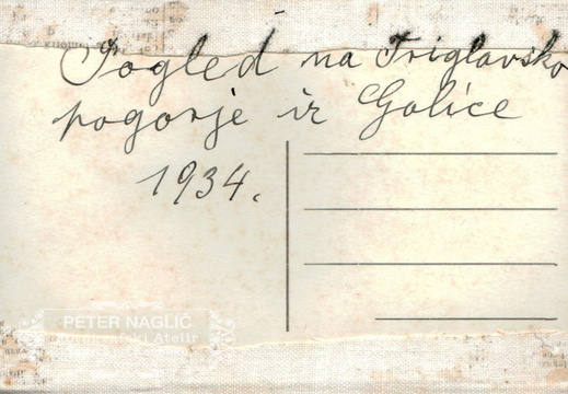 Izlet na Golico leta 1934 - F 1934 1 2 010 hrbtna stran