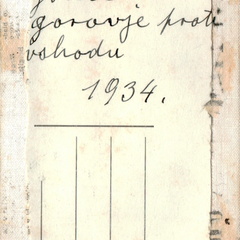Izlet na Golico leta 1934 - F 1934 1 2 011 hrbtna stran