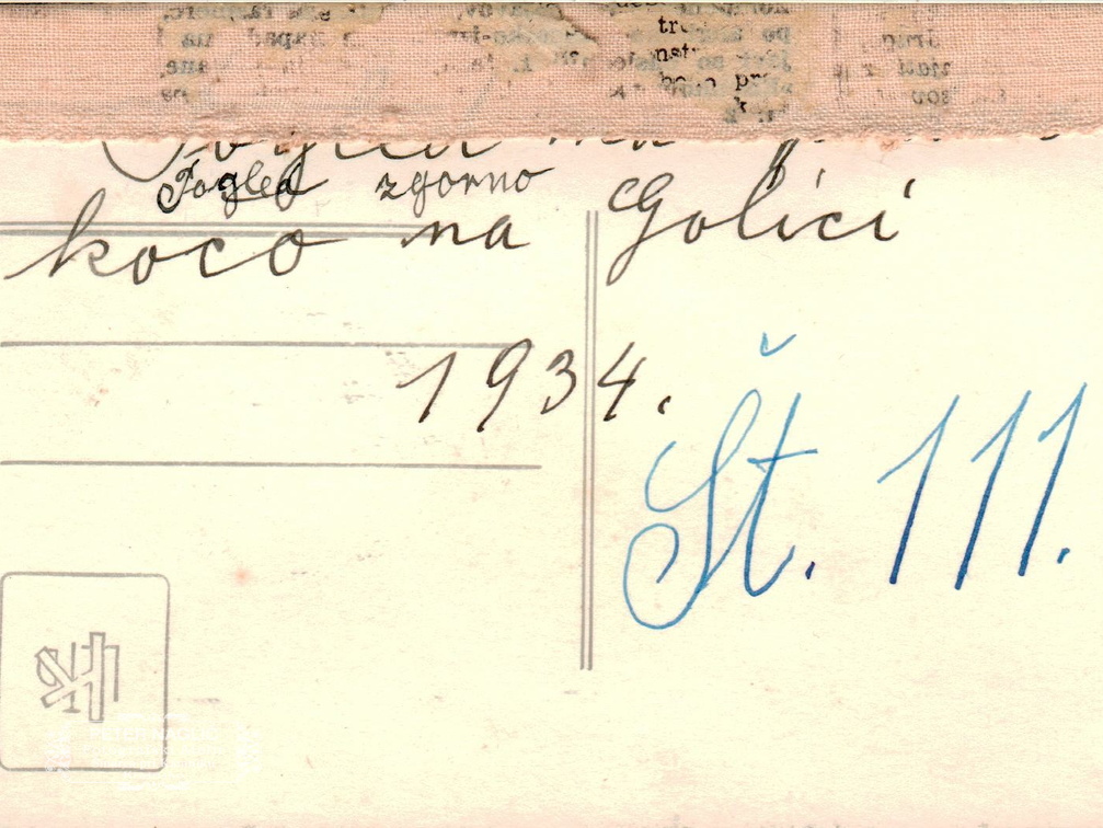 Izlet na Golico leta 1934 - F 1934 1 2 001 hrbtna stran
